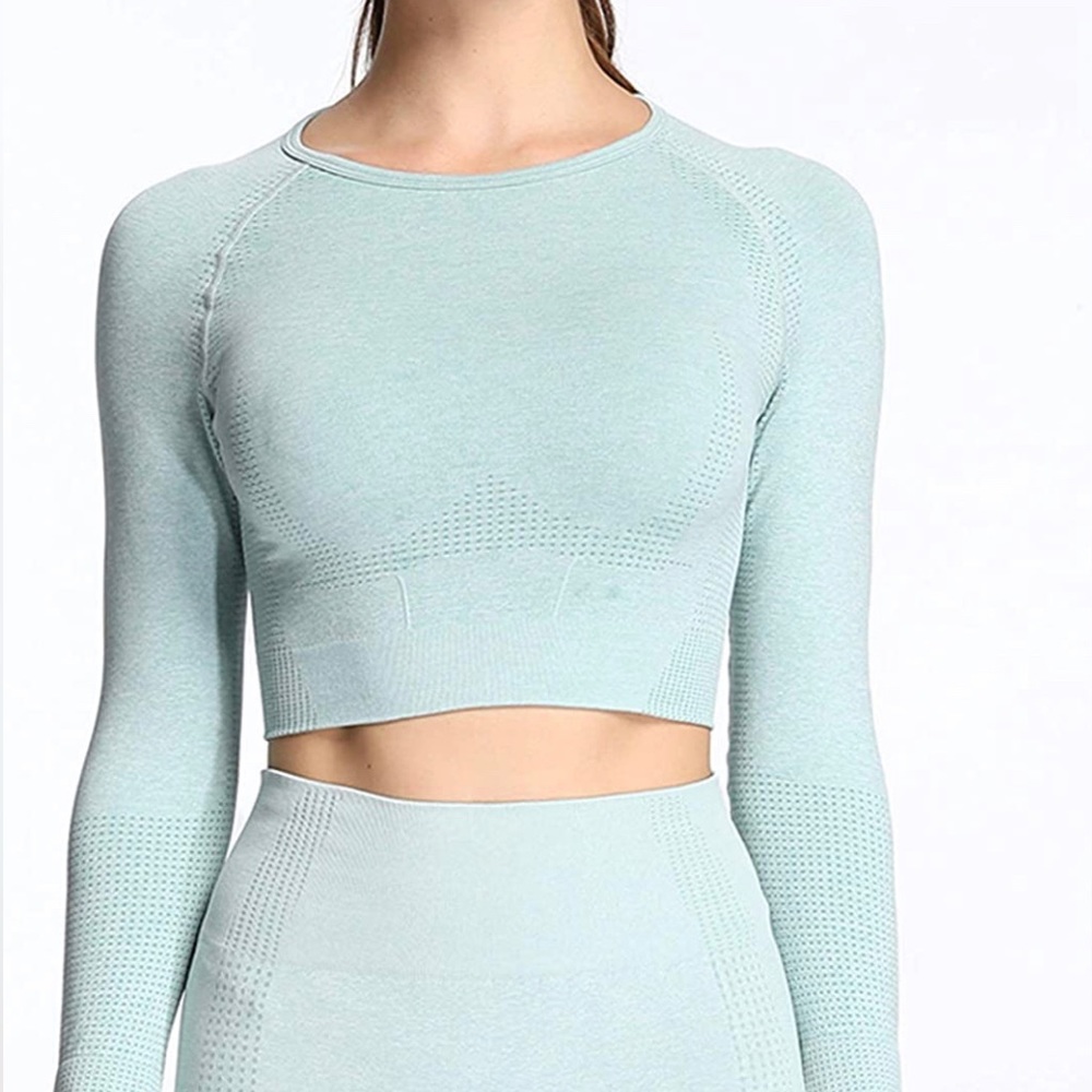 amazon seamless workout crop top